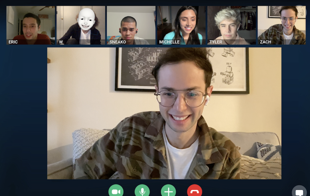 Screengrab of Unsubscribe featuring Zach Kornfeld, Eric Tabach, Michelle Khare